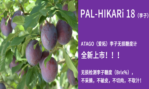 新品快讯 ---【新 登 场】--- PAL-HIKARi 18 水果无损糖度计（西梅）